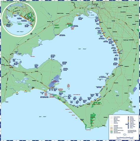 port phillip bay boating map.